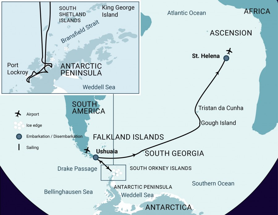  Odisea en el Océano Atlántico & Antártida