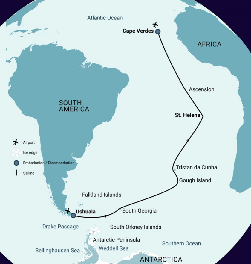  Odisea en el Océano Atlántico & Antártida en el M/V Hondius